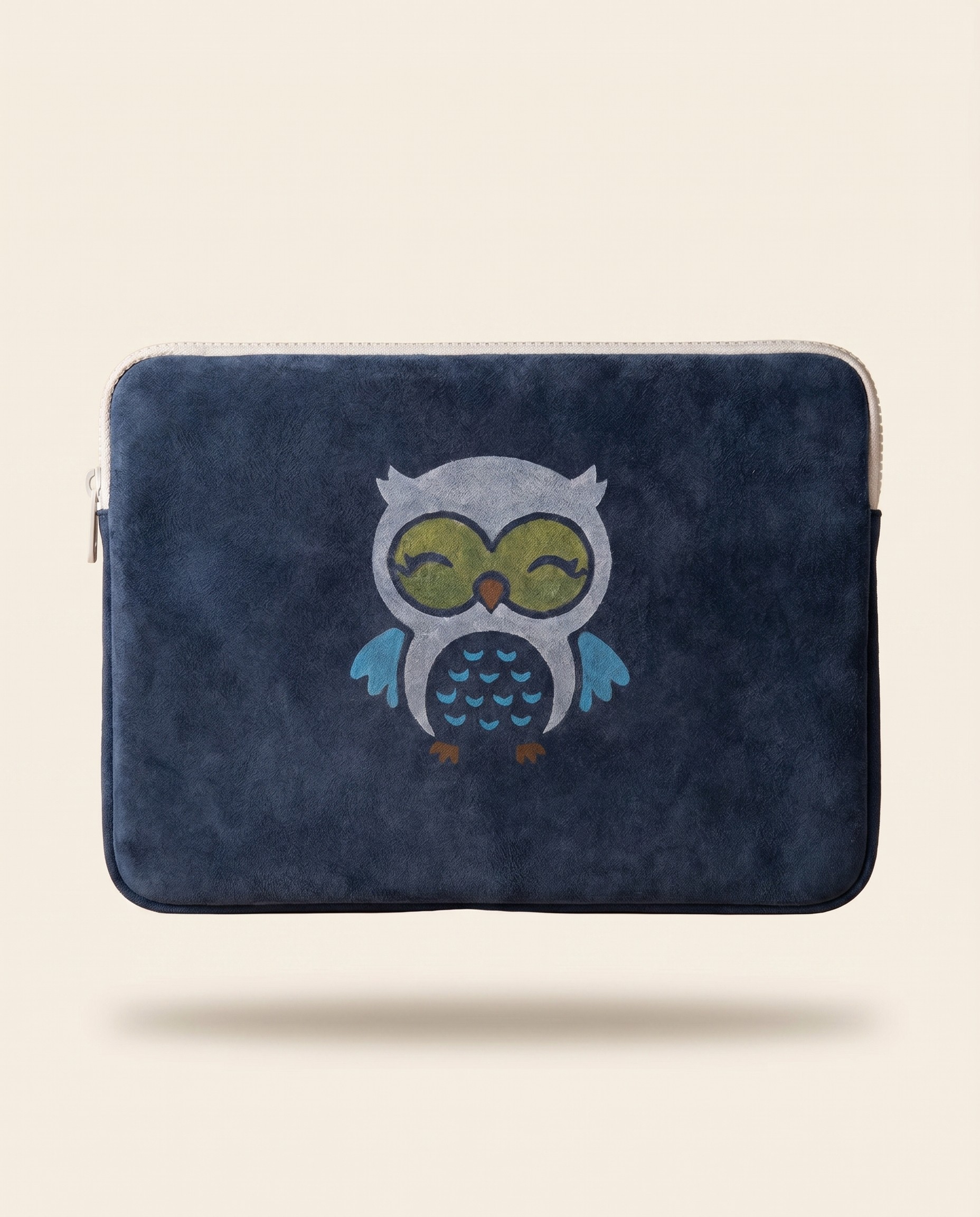 Leather laptop sleeve